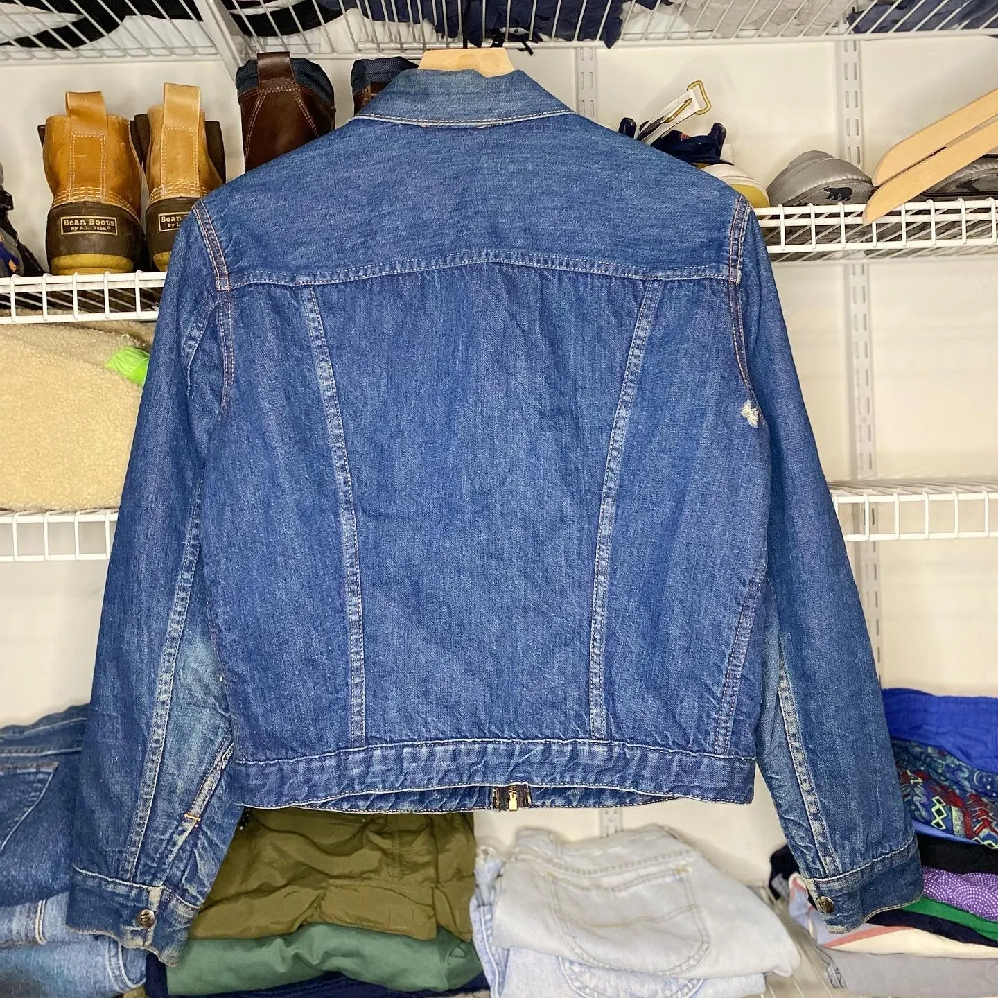 1950’s Montgomery Ward 101 Power House Wool Lined True Vintage Denim Jacket