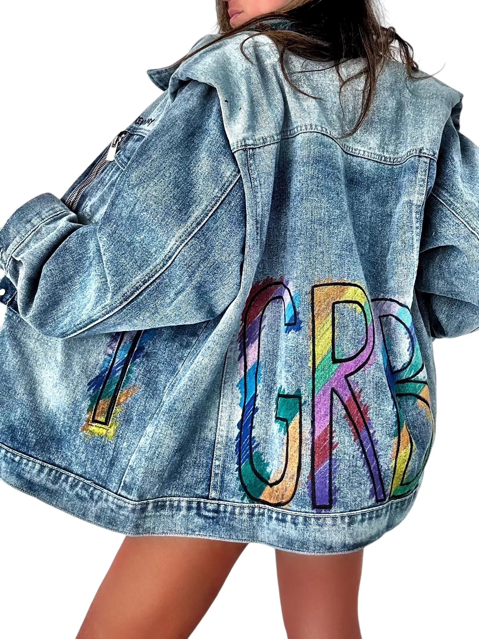 '2nd Ave' Personalized Denim Jacket