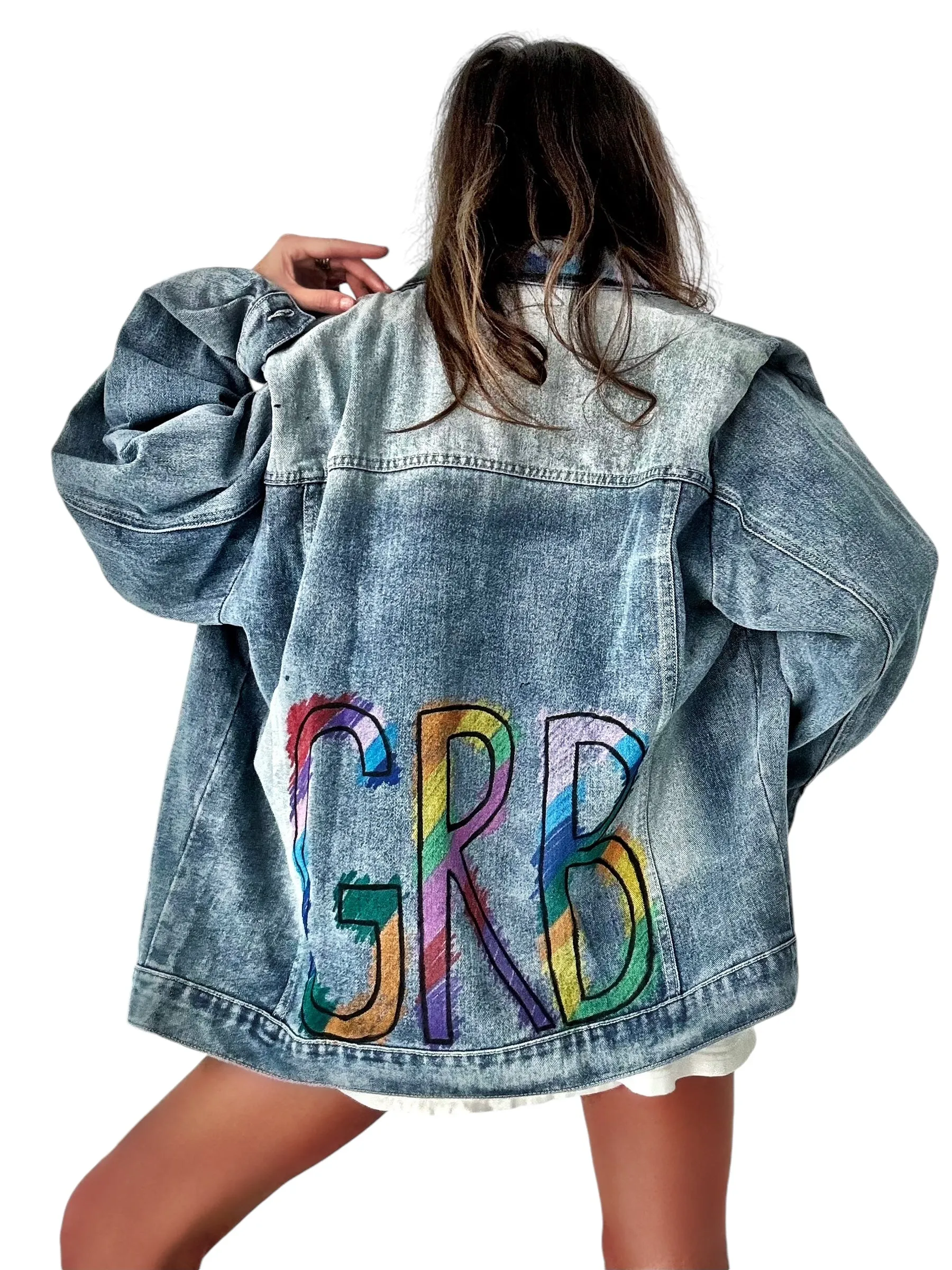 '2nd Ave' Personalized Denim Jacket