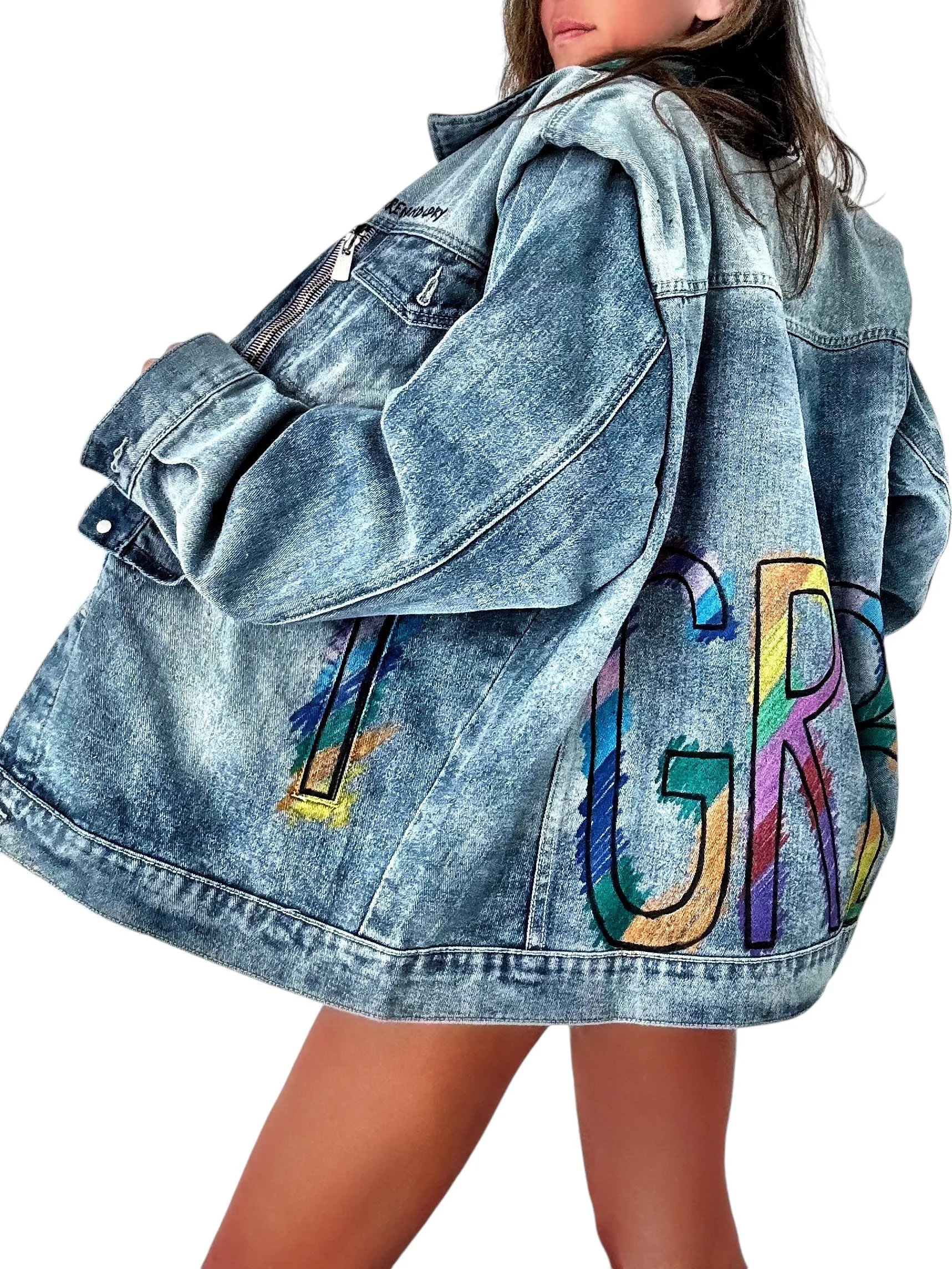 '2nd Ave' Personalized Denim Jacket