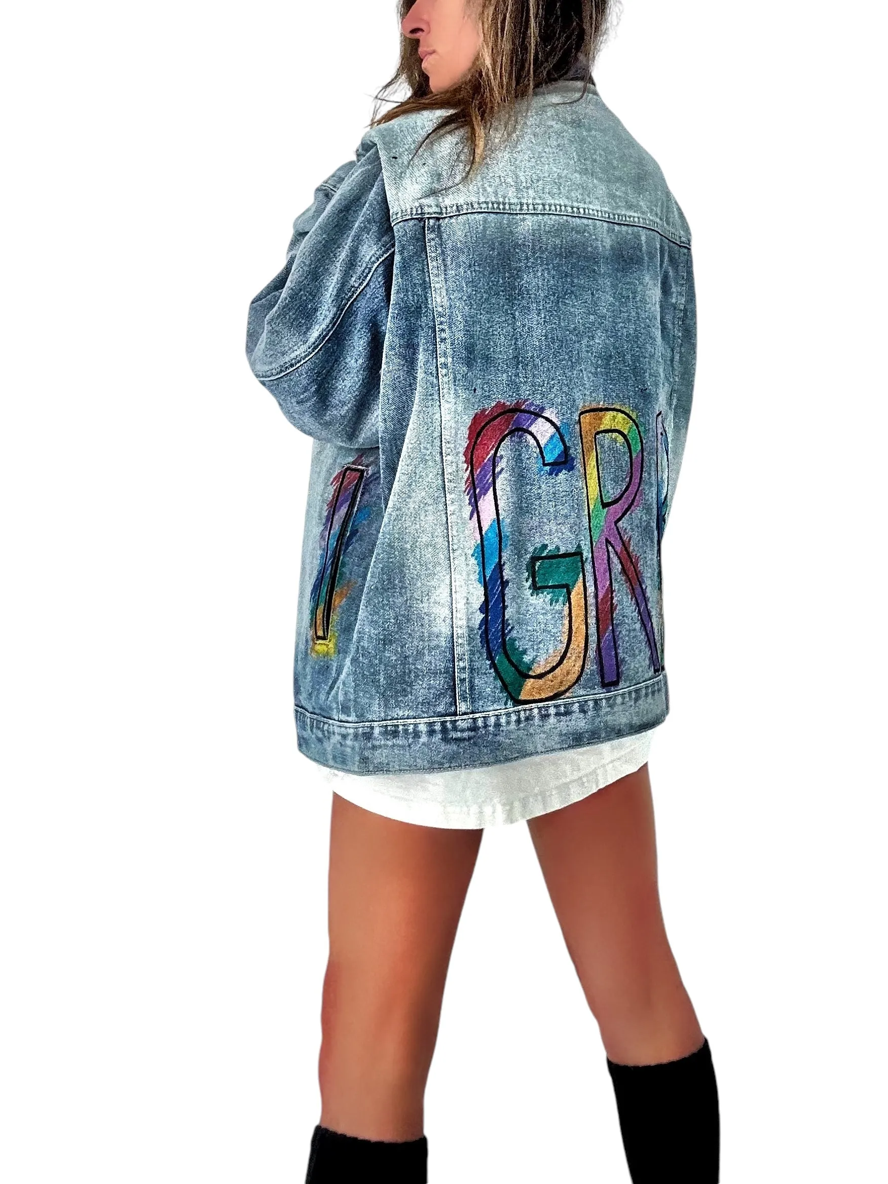 '2nd Ave' Personalized Denim Jacket