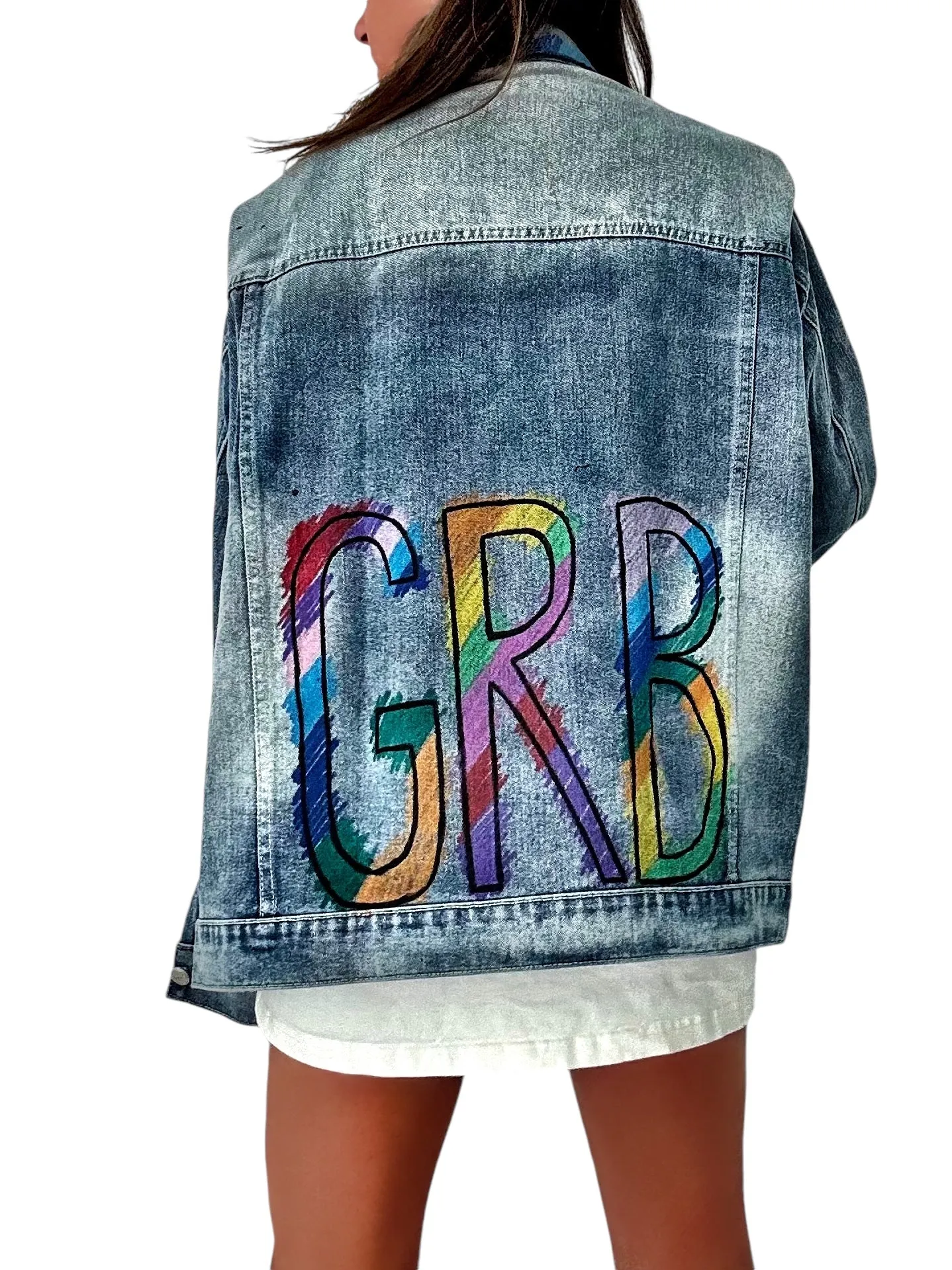 '2nd Ave' Personalized Denim Jacket