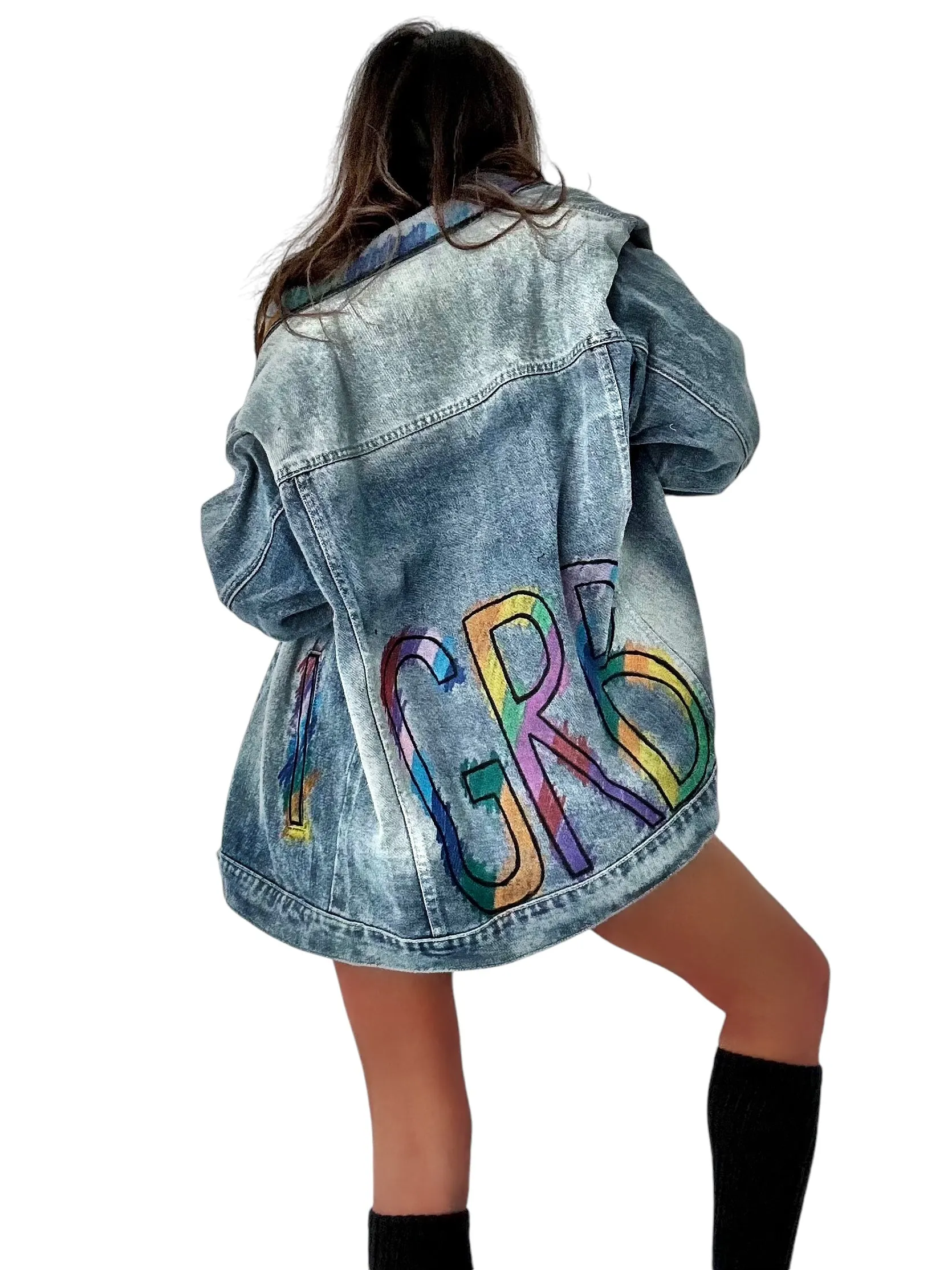 '2nd Ave' Personalized Denim Jacket