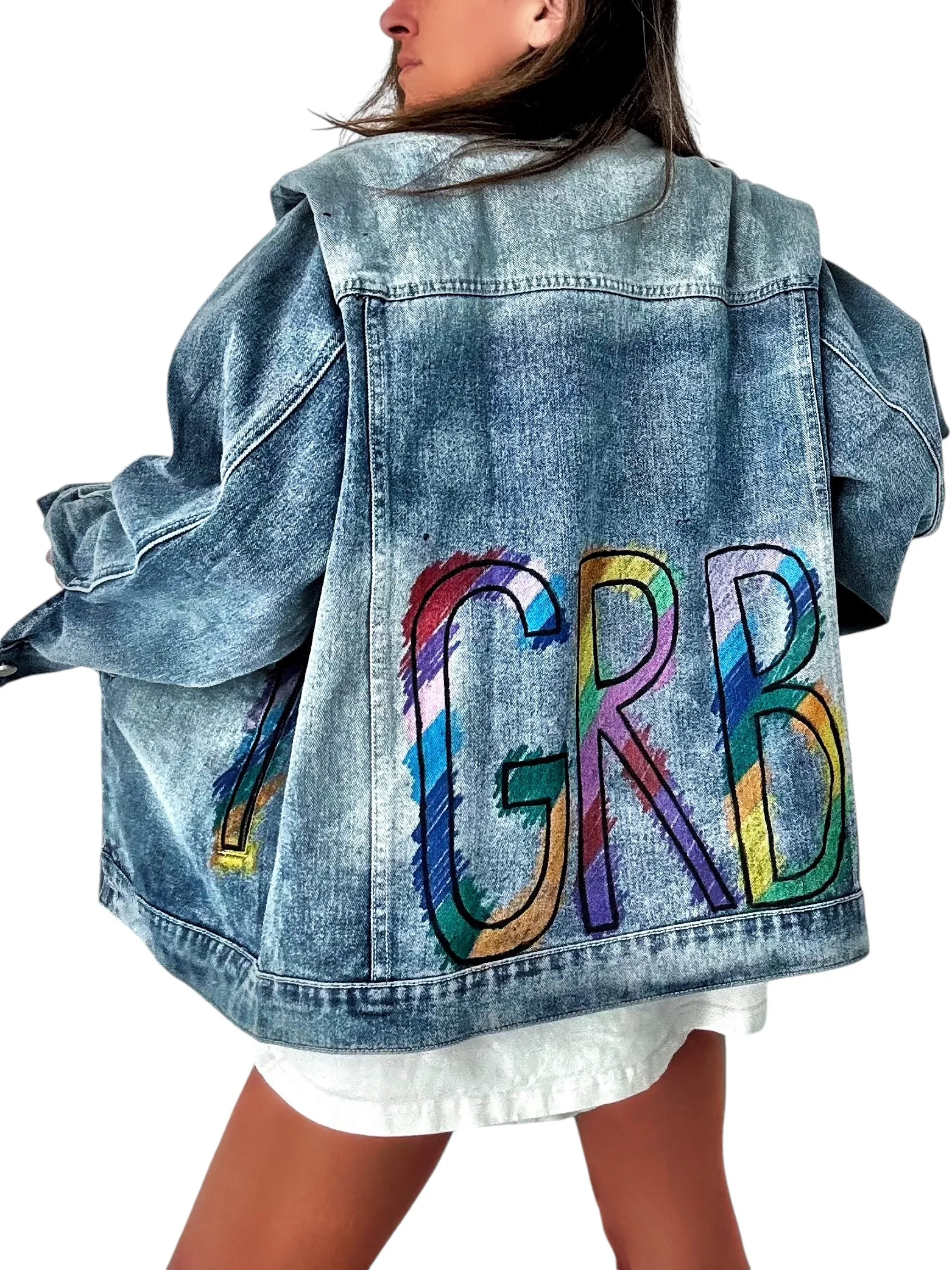 '2nd Ave' Personalized Denim Jacket