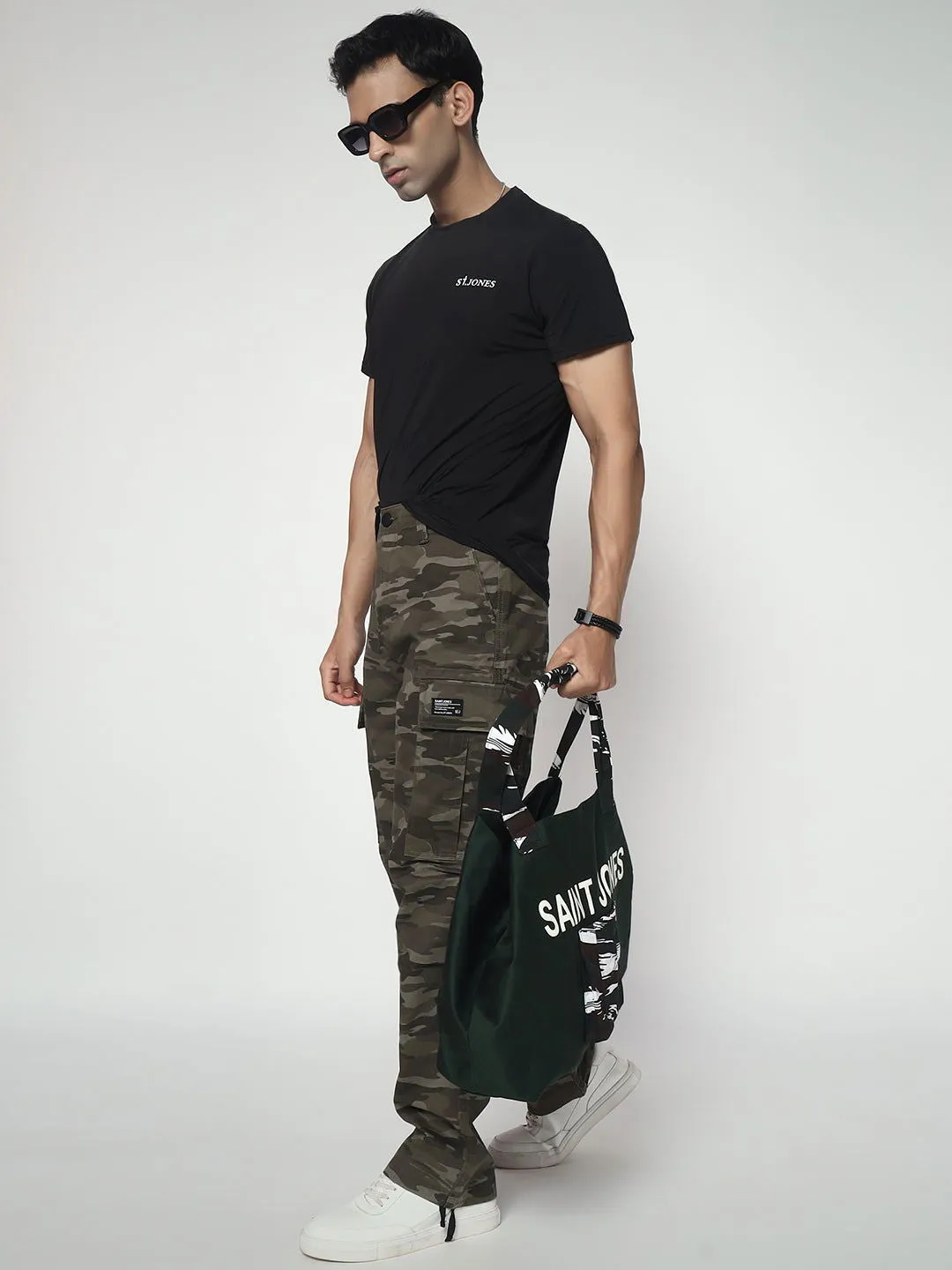 CAMOUFLAGE STRAIGHT FIT CARGO(LOOK TWO)