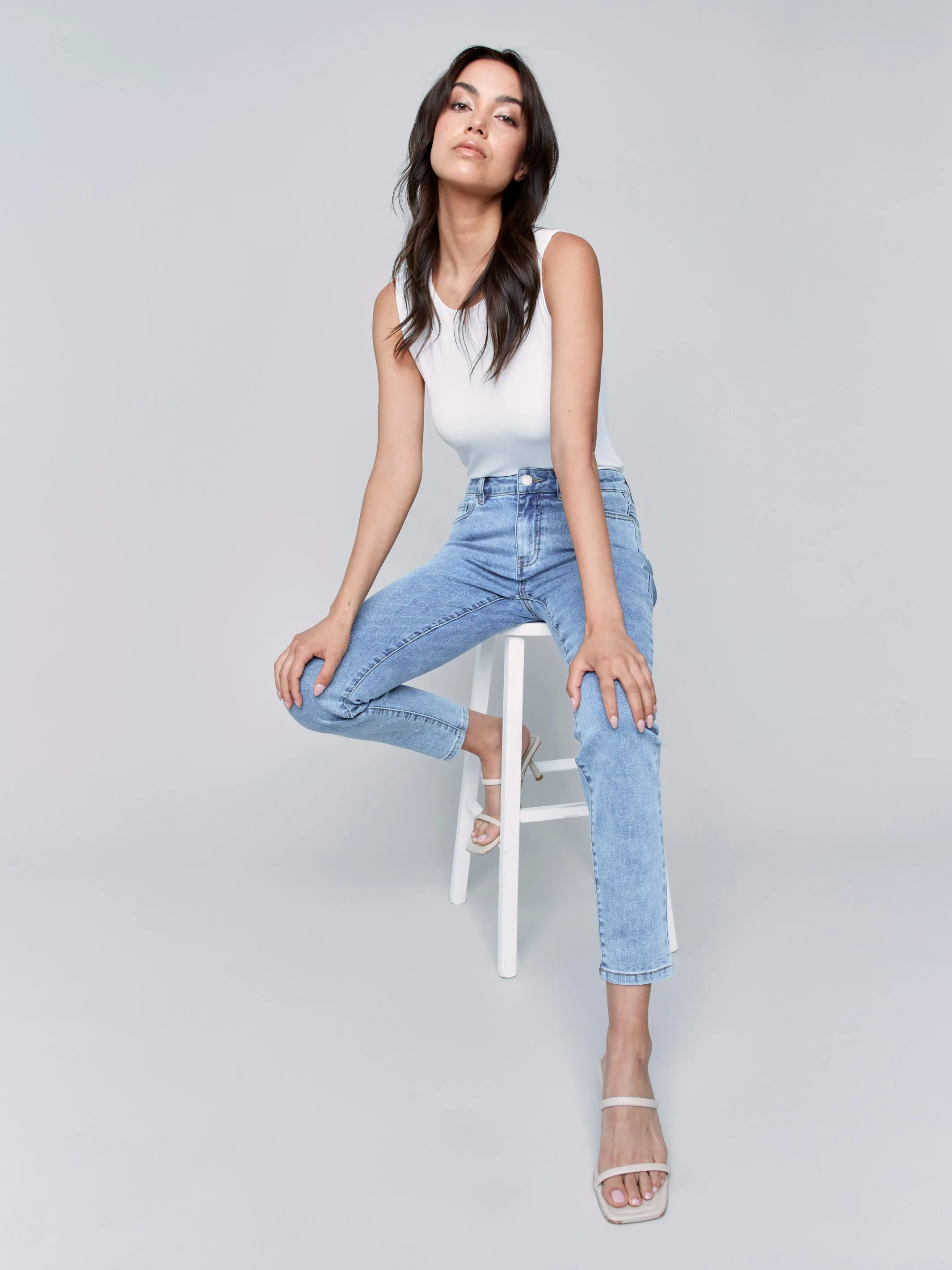 Carine Skinny Jeans - Light Blue