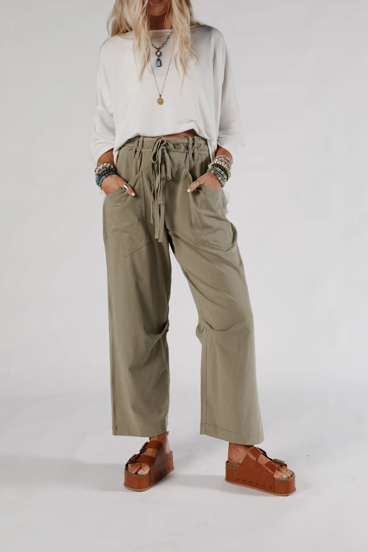 Catalina Pants - Olive