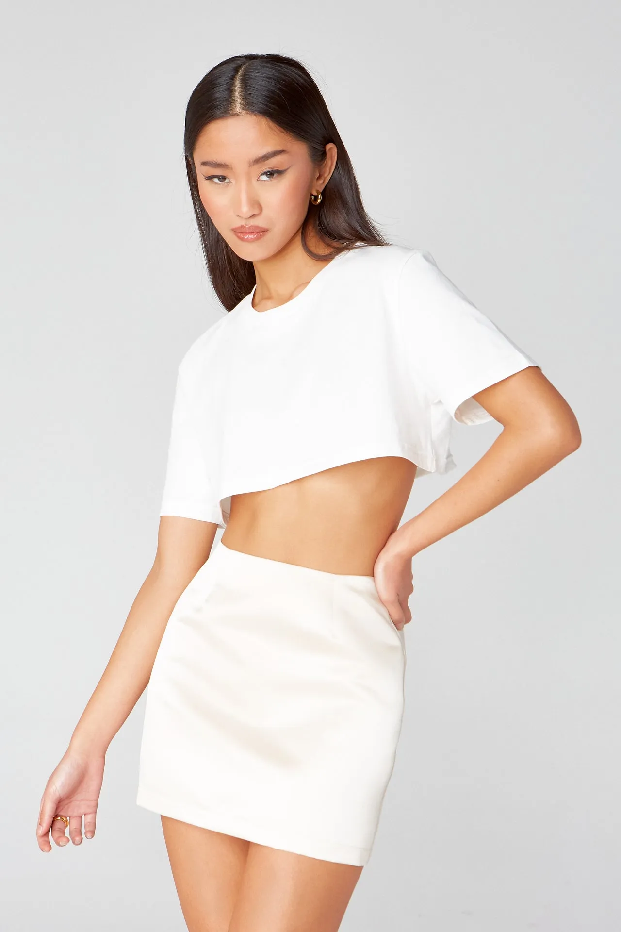 Champagne Classic Mini Skirt