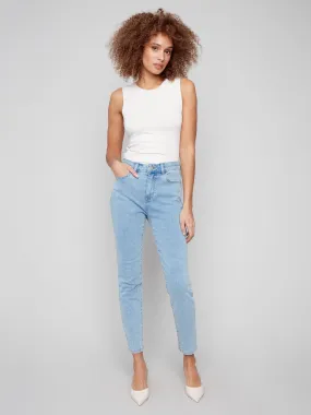 Claudia Slim Leg Jeans - Light Blue