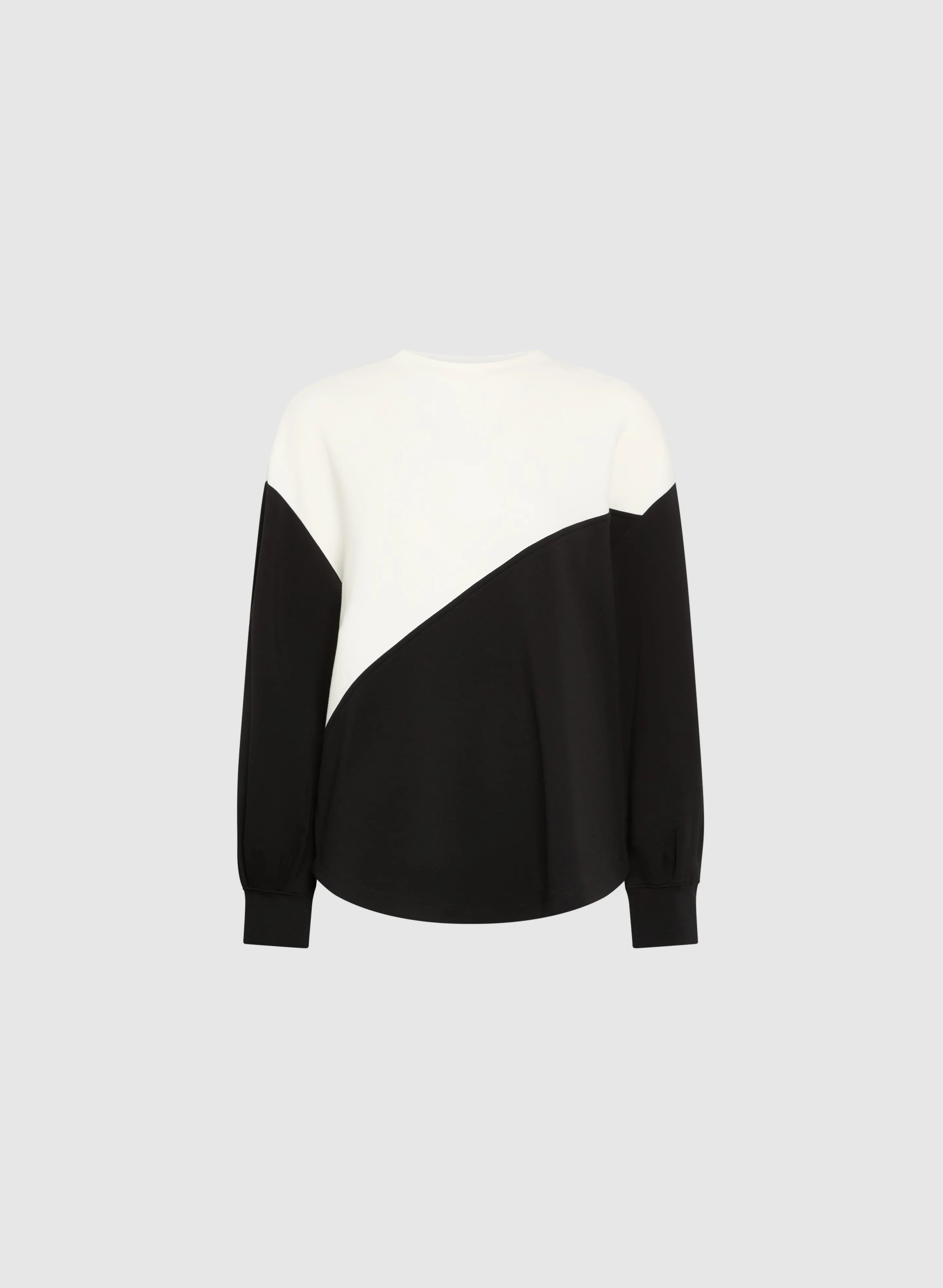 Colour-Block Long Sleeve Top