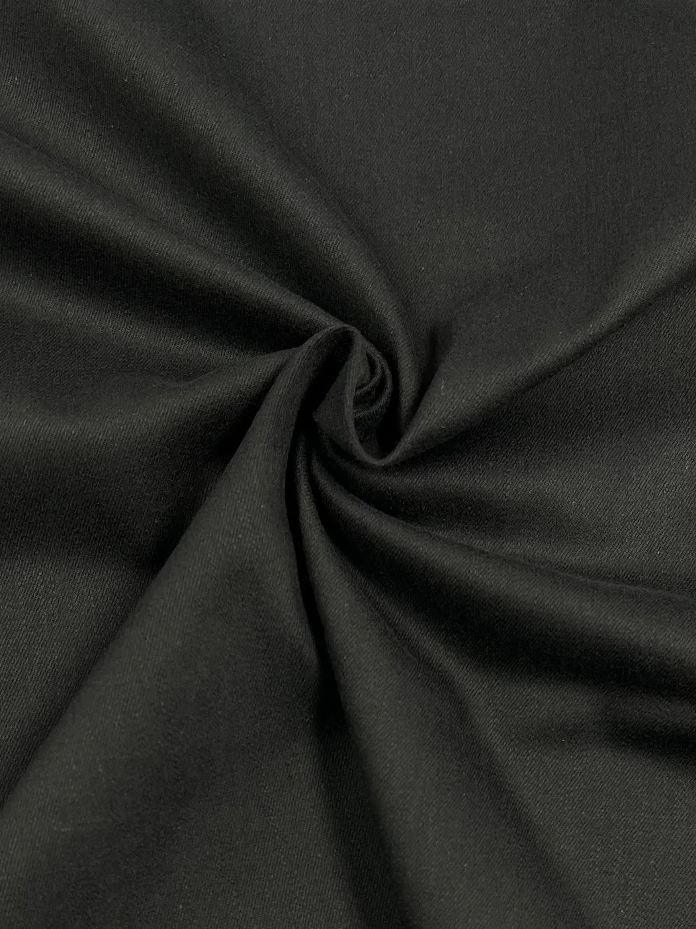 Cotton Sateen - Black - 130cm