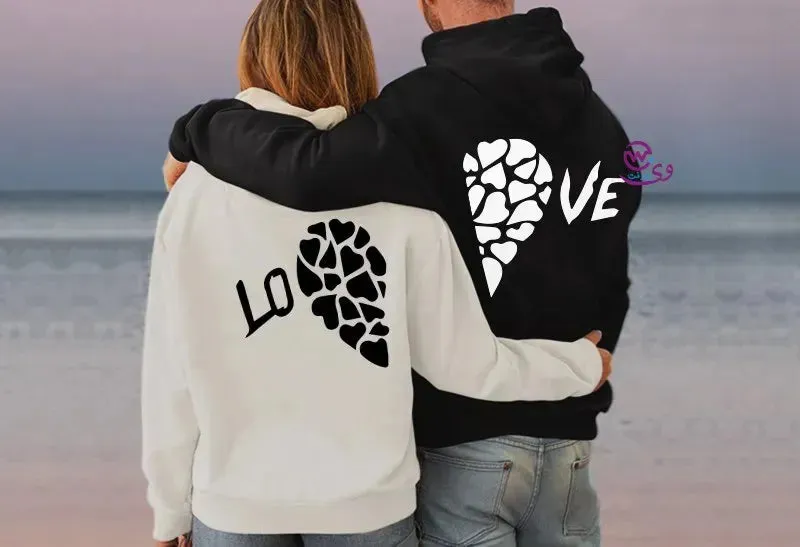 Couple Hoodie-English Quotes