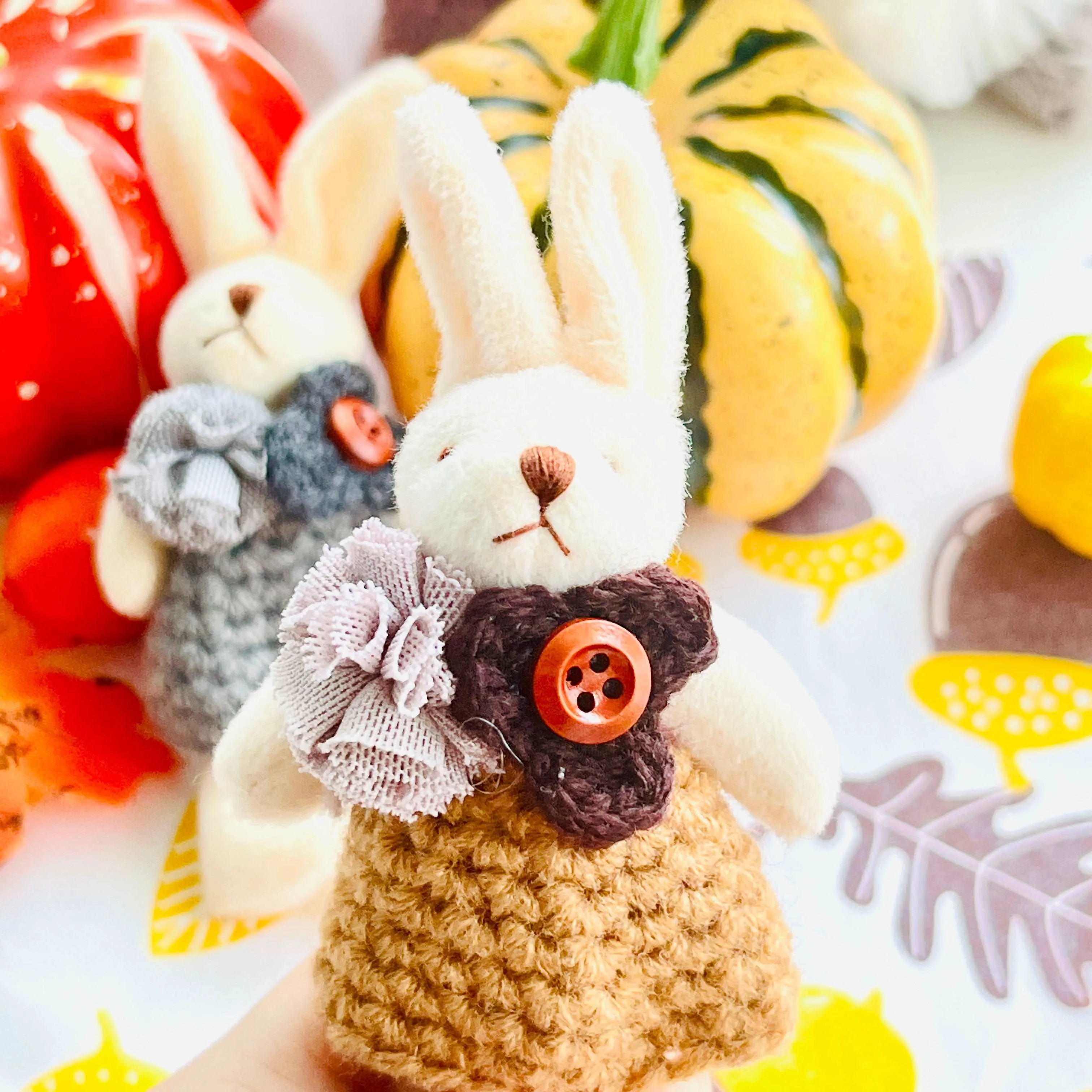 Cute Rabbit Wool Brooch Pin