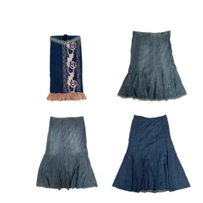 Denim classic y2k skirts (NS-385)