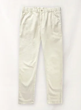 Easy Pants Light Beige Cotton Canvas