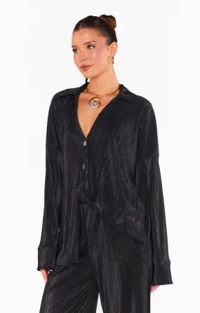 Everywhere Top ~ Black Pleat