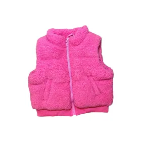 Furry Hot Pink Puffer Vest