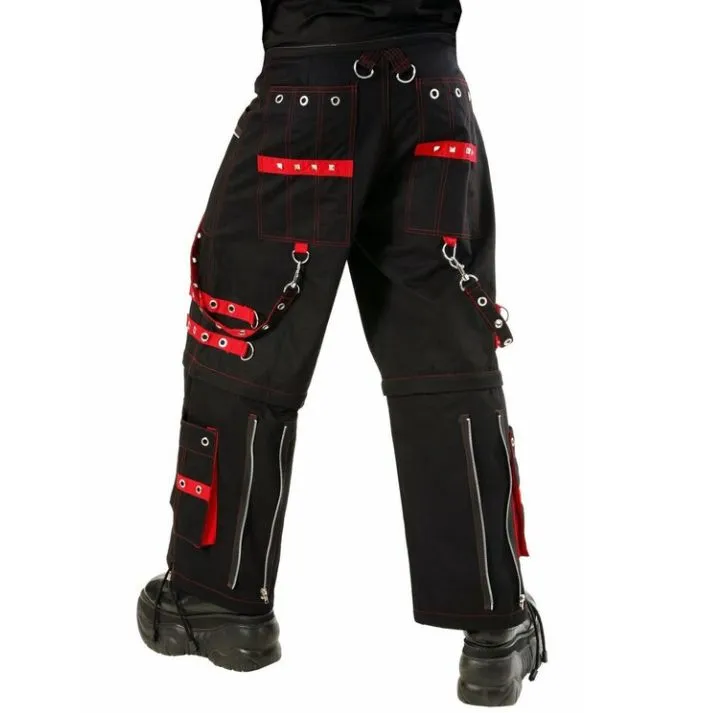 Gothic Electro Emo Pant - Black/Red