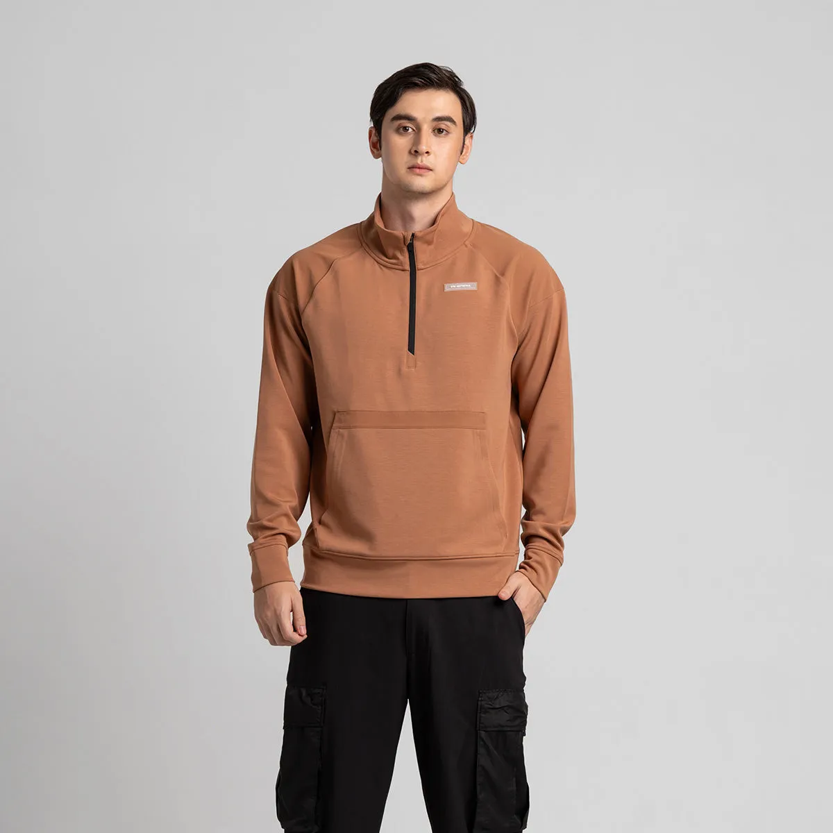 Half zip Athleisure Trendy Hoodies for Men