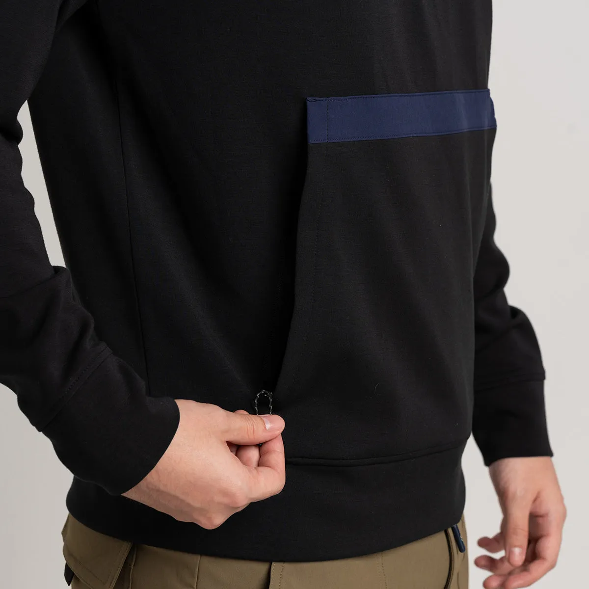 Half zip Athleisure Trendy Hoodies for Men