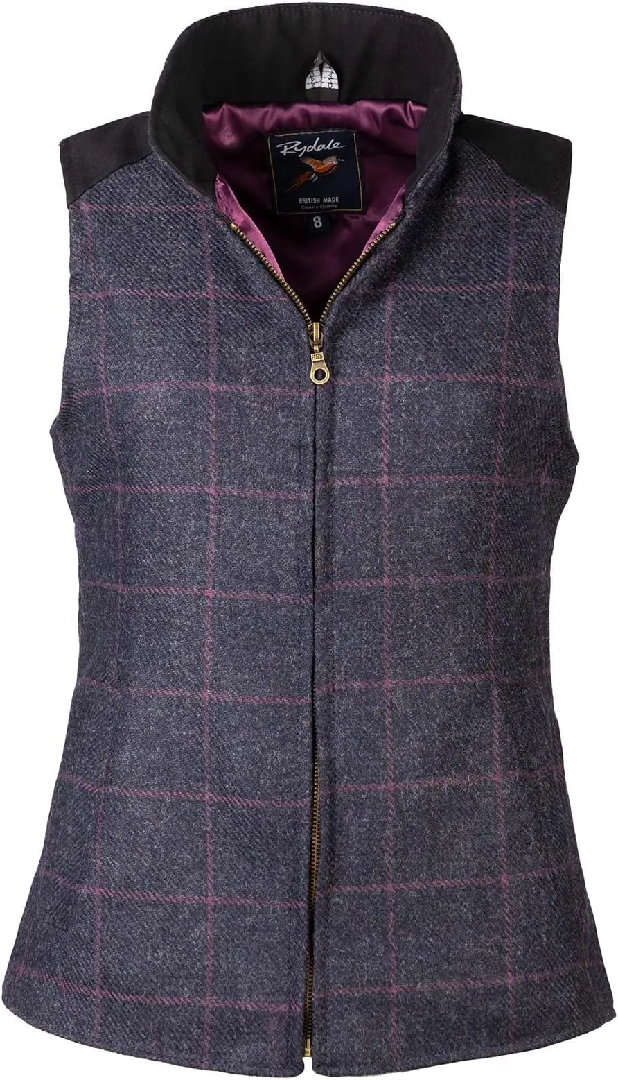 Haworth Tweed Waistcoat Navy Tweed