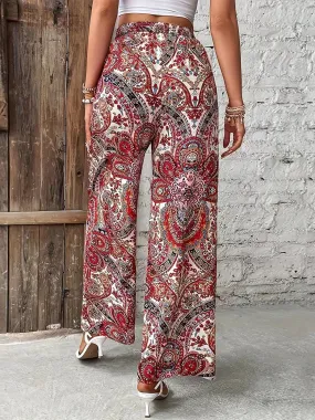 Ivyshape | Boho Wide-Leg Pants