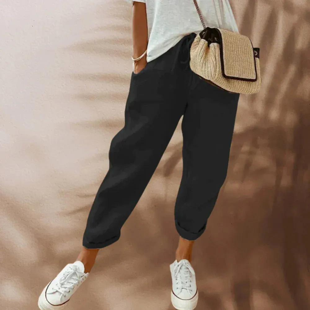 Ivyshape | Casual And Stylish Linen Pants