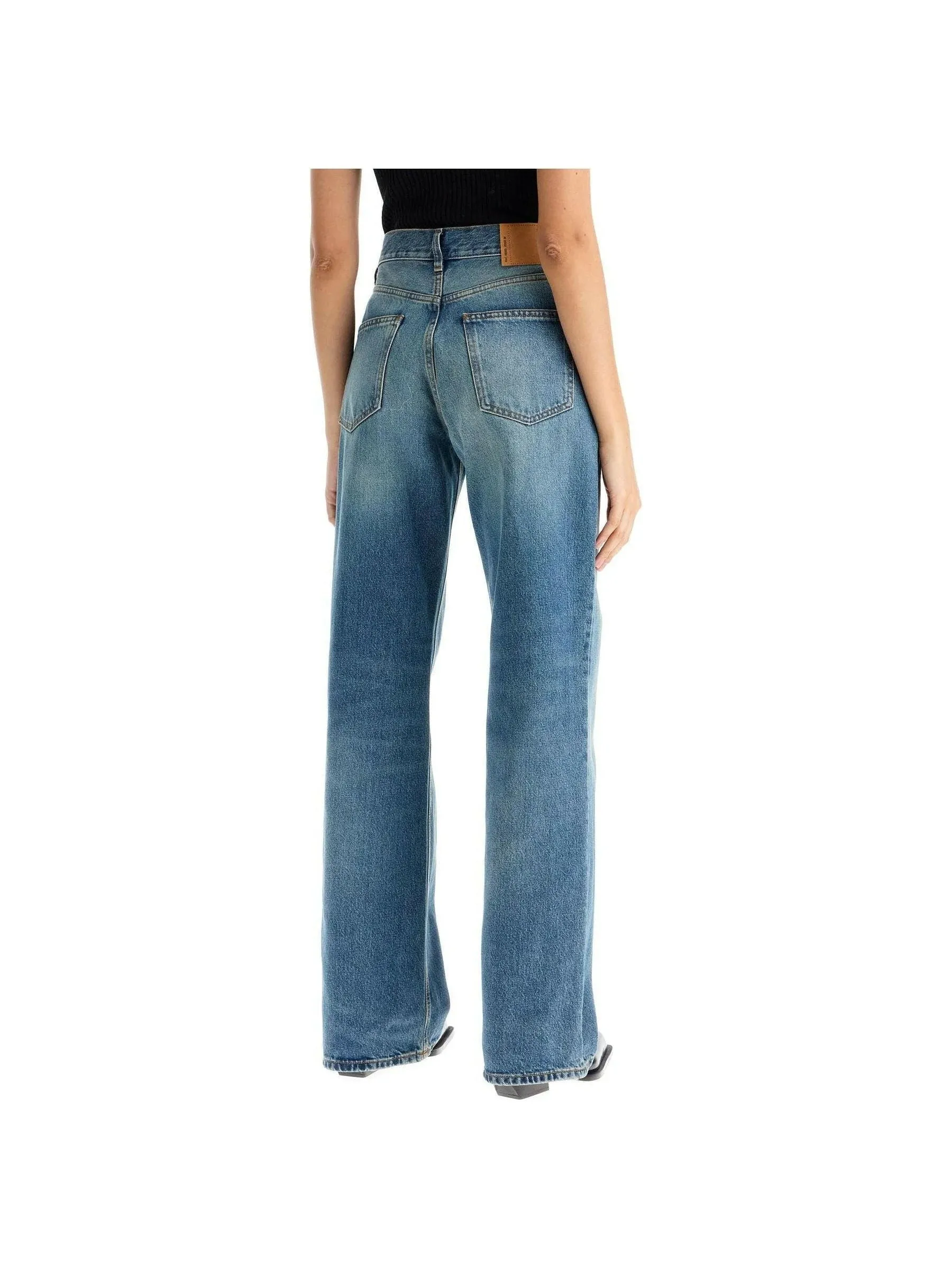 Korea Straight-Leg Jeans