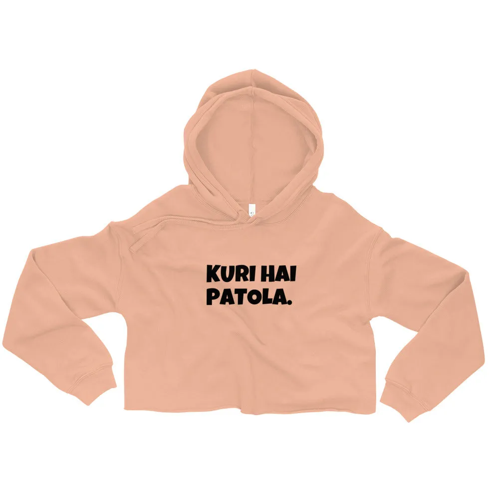 KURI HAI PATOLA Crop Hoodie