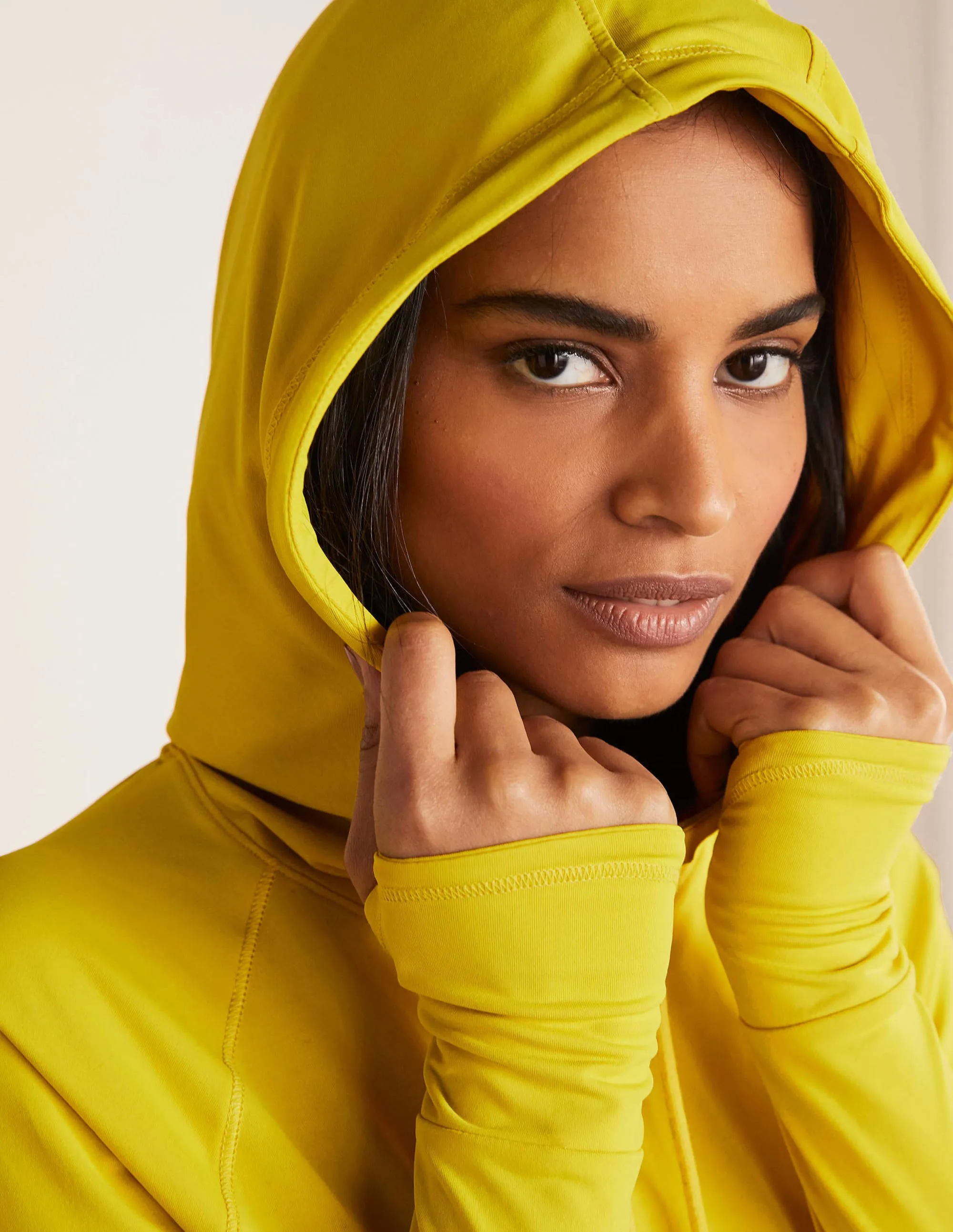 Leah Active Hoodie-Chartreuse