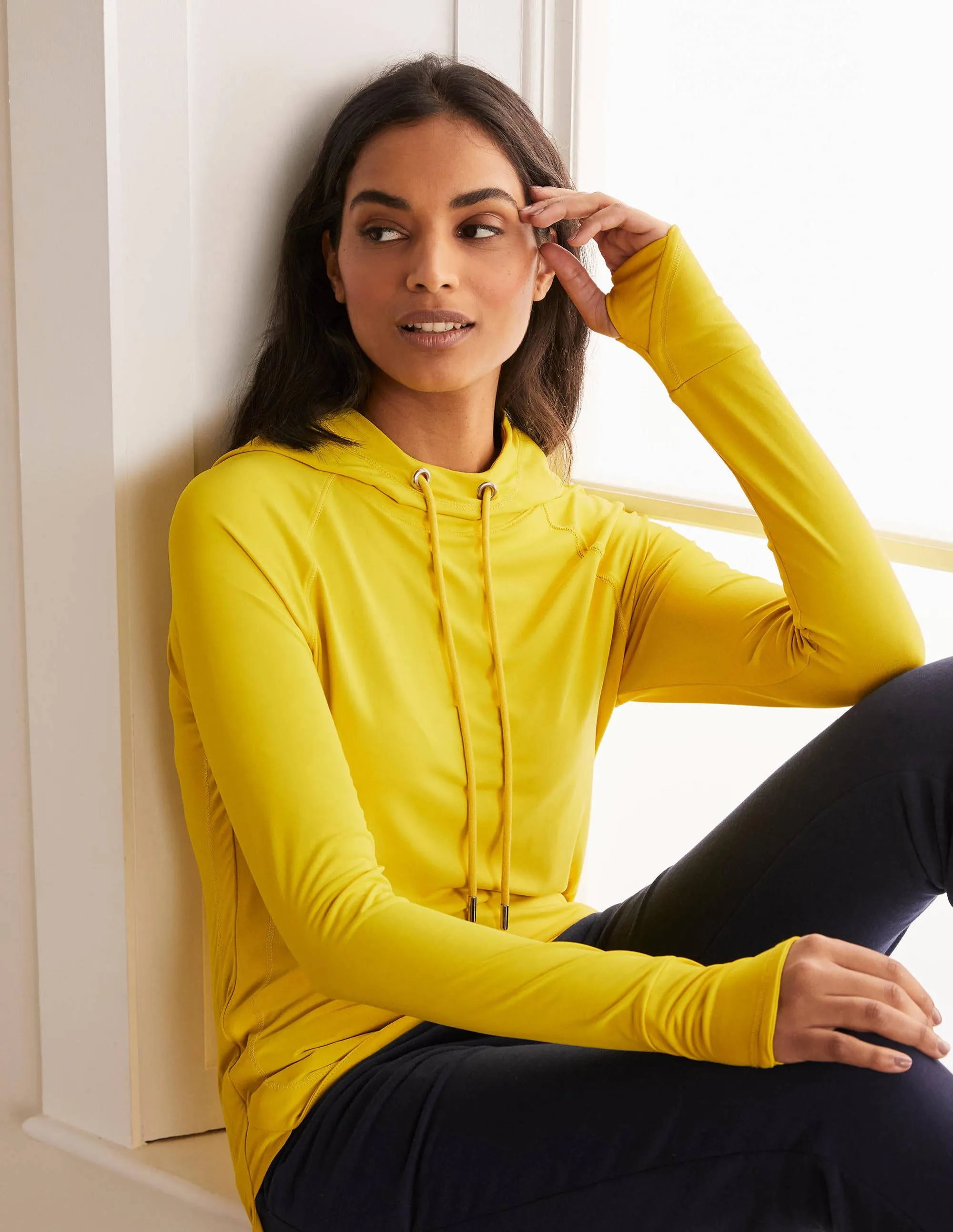 Leah Active Hoodie-Chartreuse