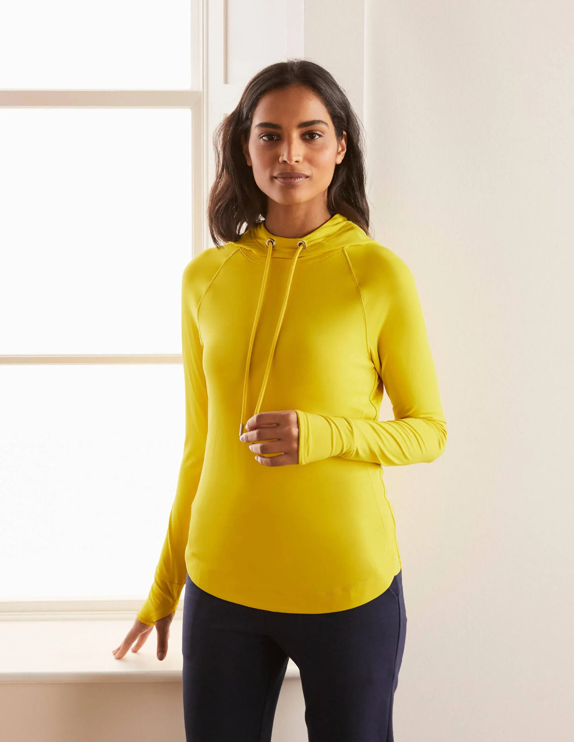 Leah Active Hoodie-Chartreuse