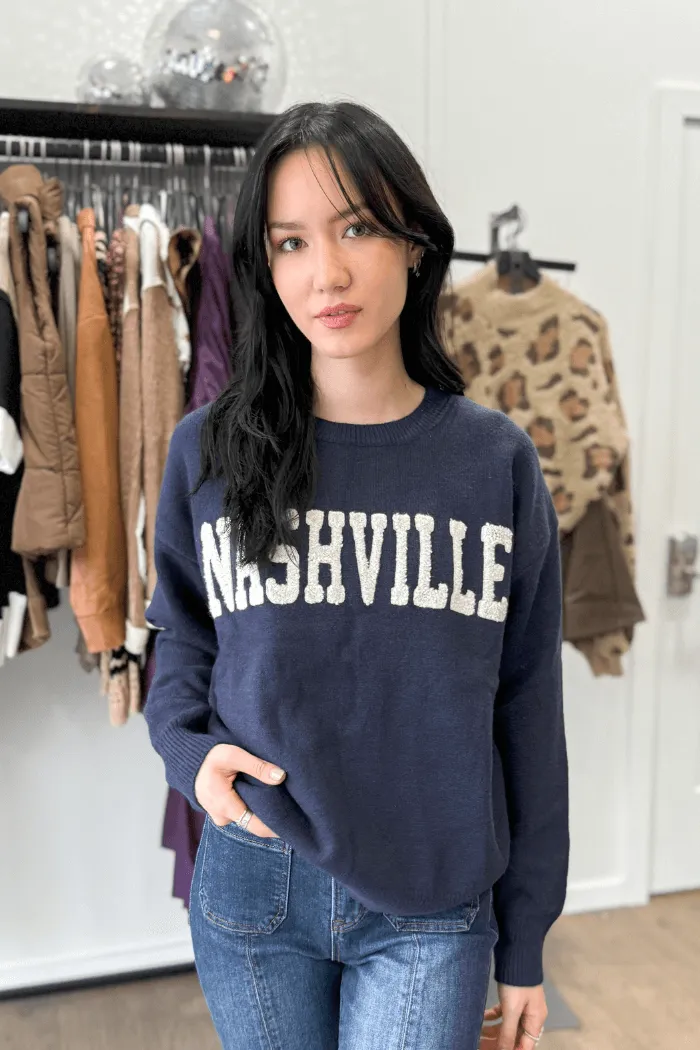 Nashville Navy Sweater