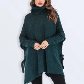 New Large Size Women's Turtleneck Sweater Loose Sweater Women's Knitwear