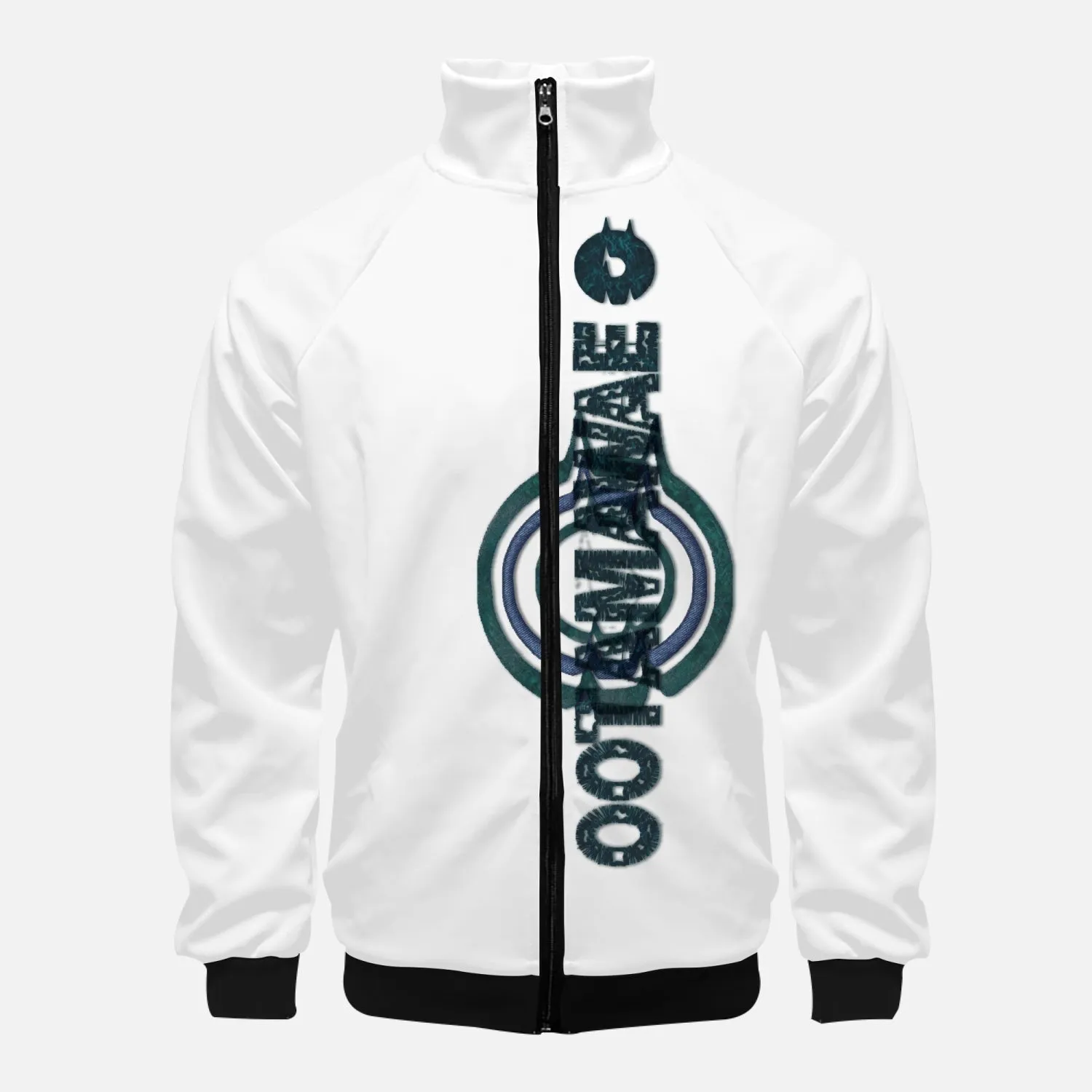 Ootawawae -Stand Collar Zipper-up Hoodie