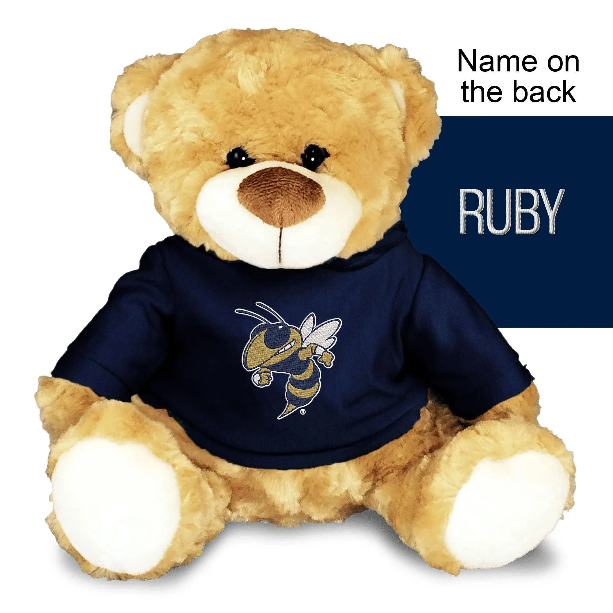 Personalized Georgia Tech Yellow Jackets Buzz 10" Plush Bear