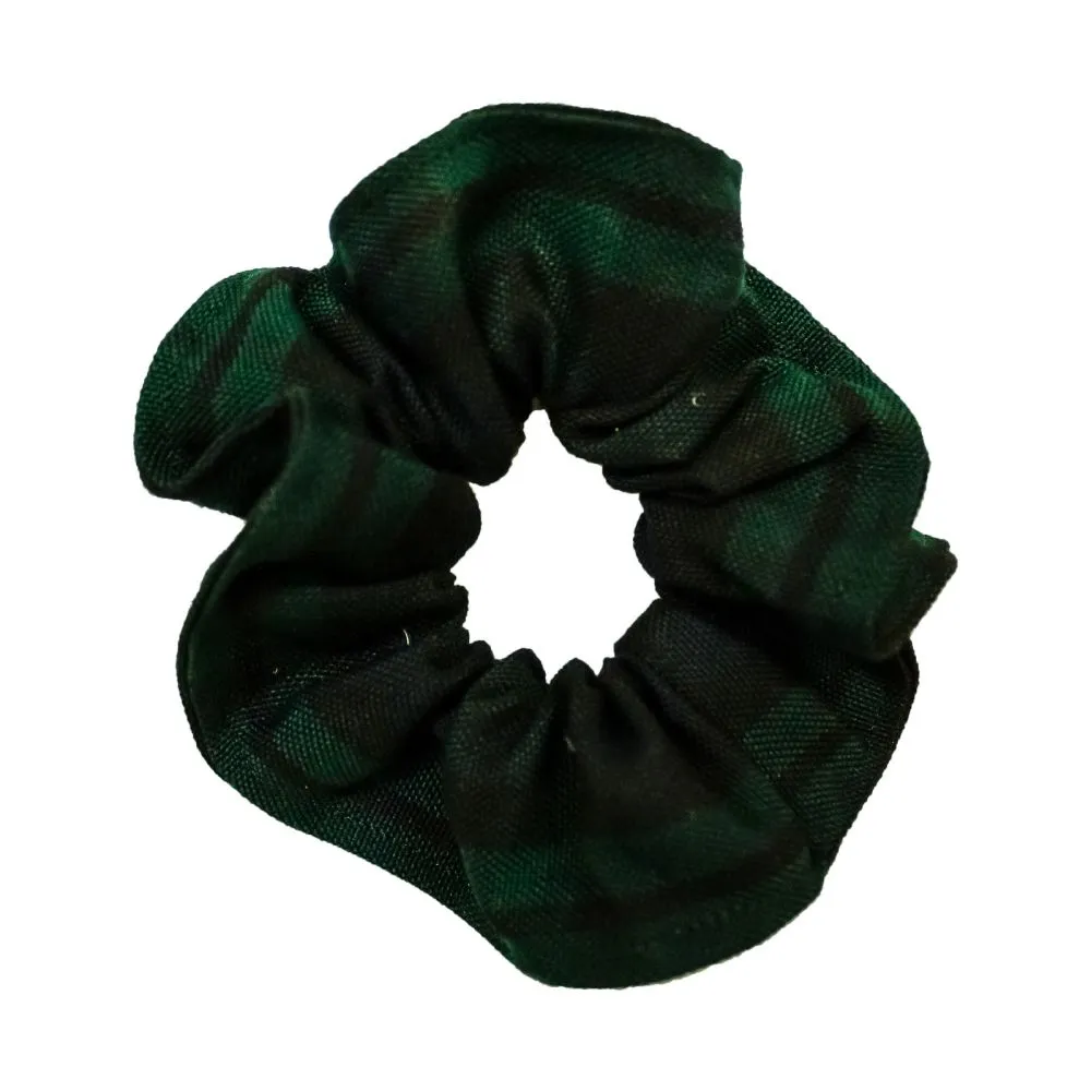 Scrunchie "Classic Navy/Evergreen" "Blackwatch" Plaid #79