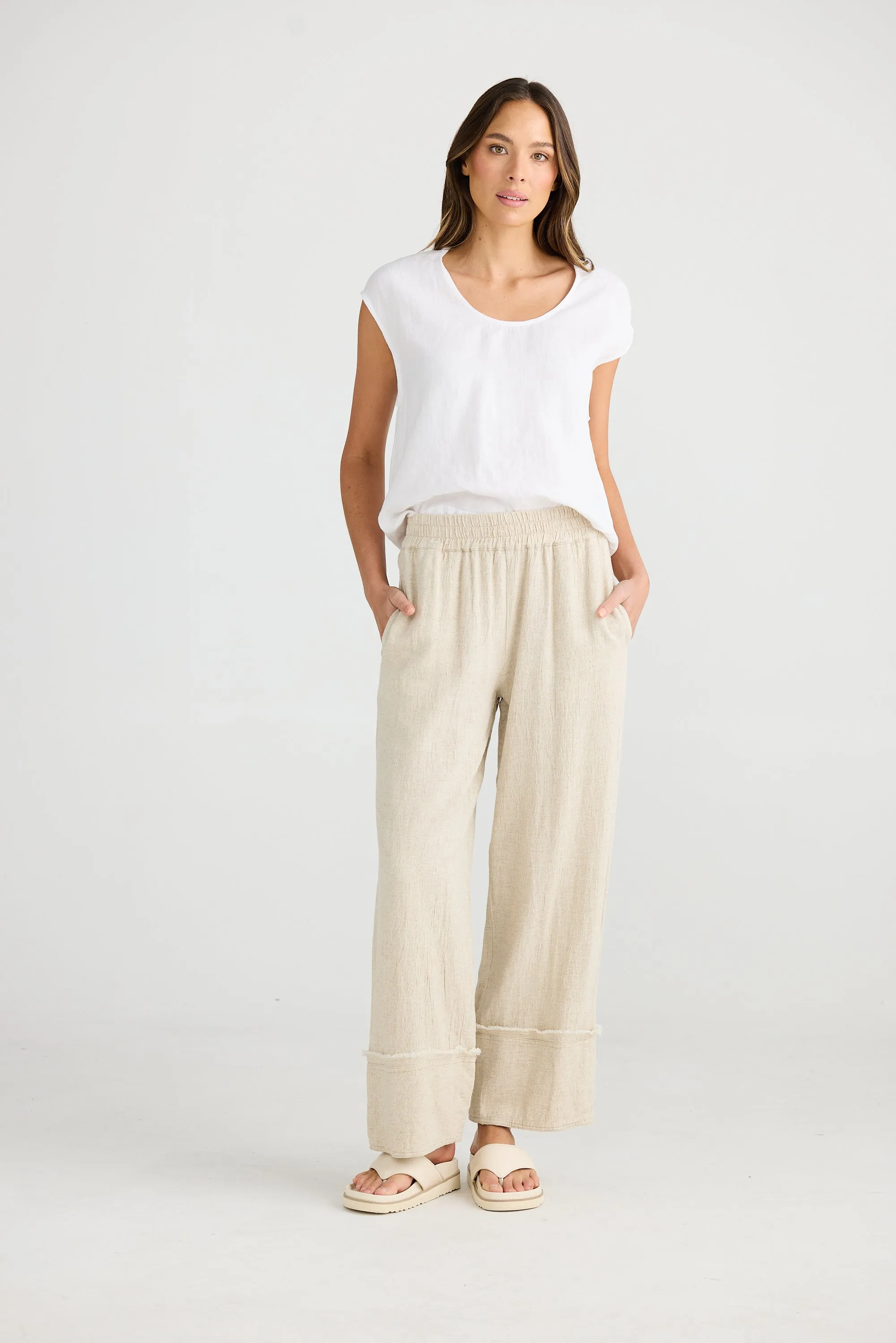 Shanty - Sienna Pant Natural Jaquard | SH24258-1