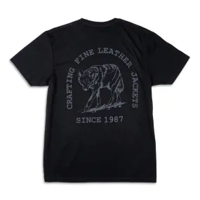 SINCE 1987 TEE SHIRT-BLACK