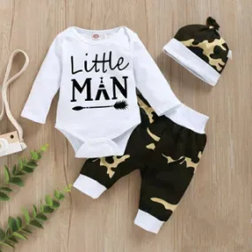 Stylish Letter Printed Camouflage Sweatshirt and Pant Set 510425