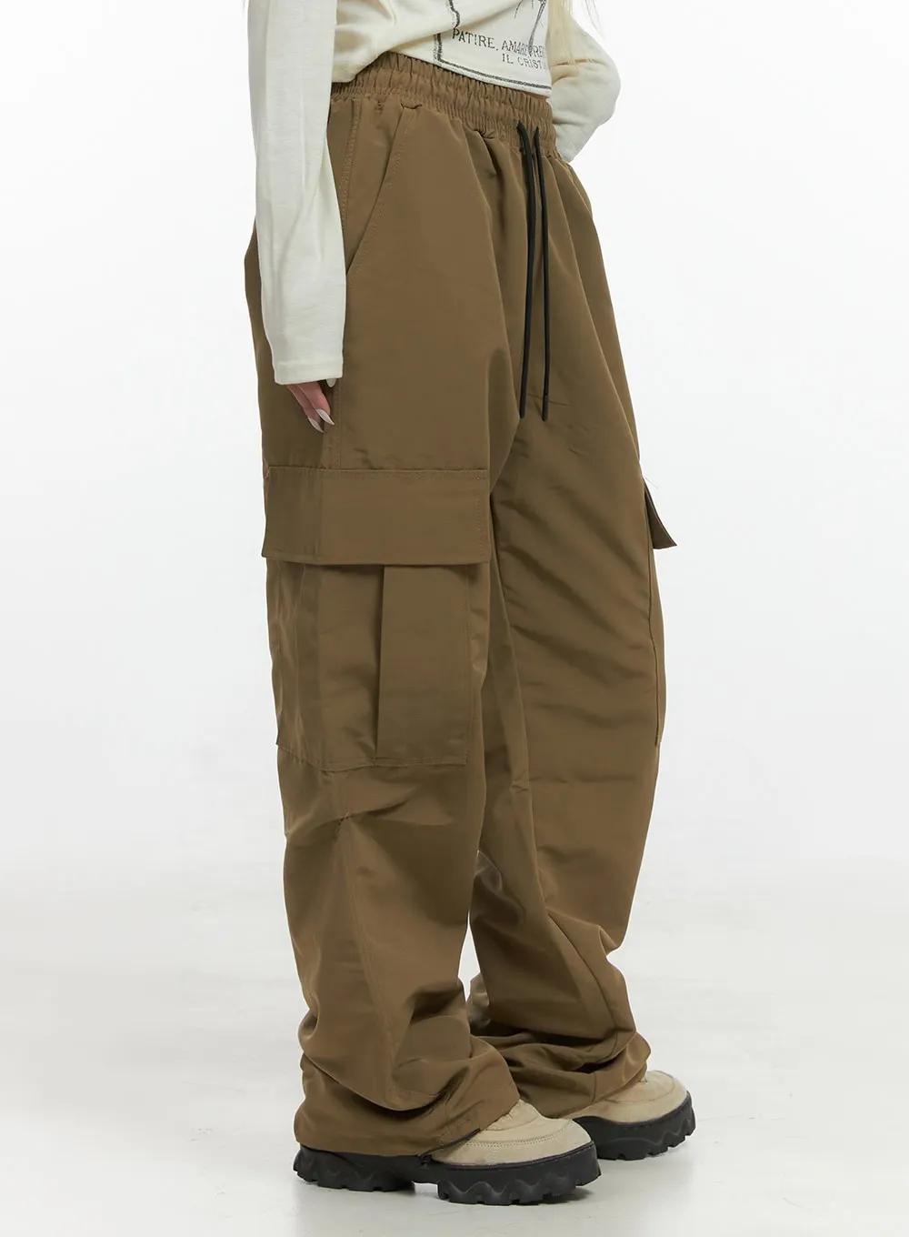 Stylish Wide Leg Cargo Pants CS426