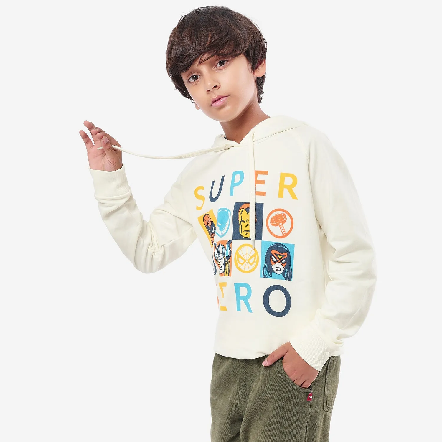 Super Heros Boys Hoodies