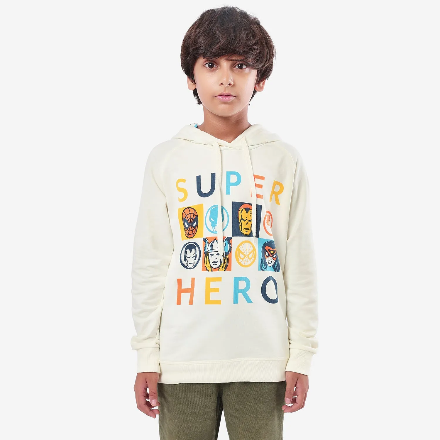 Super Heros Boys Hoodies