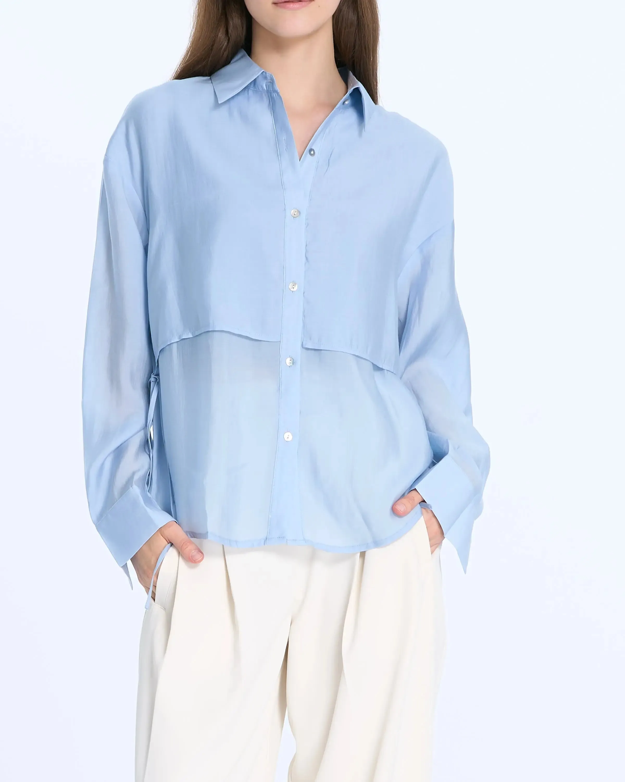 T3304 Side-Tie Shirt