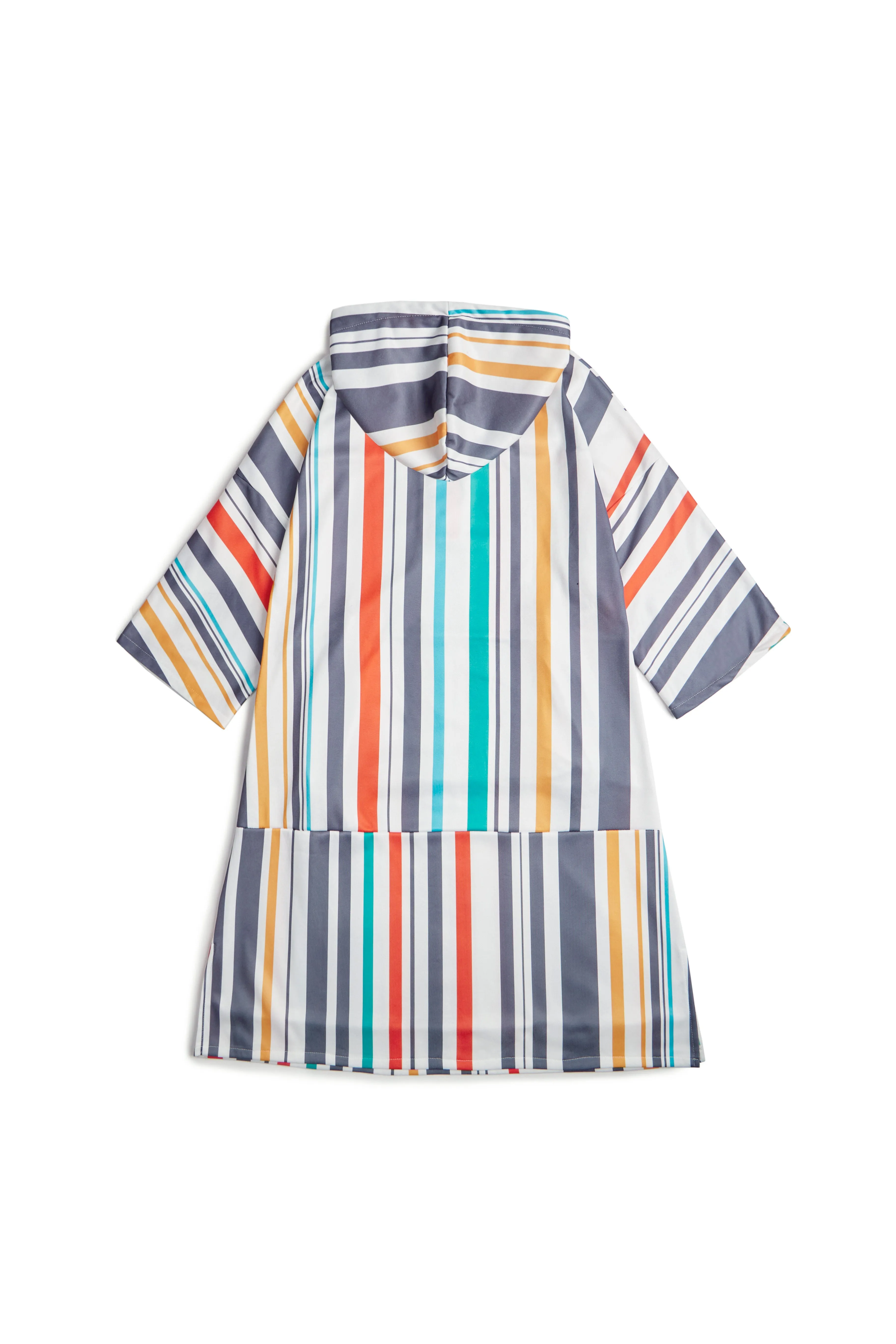 Trendy Colorful Stripe Batwing Sleeve Hoodie