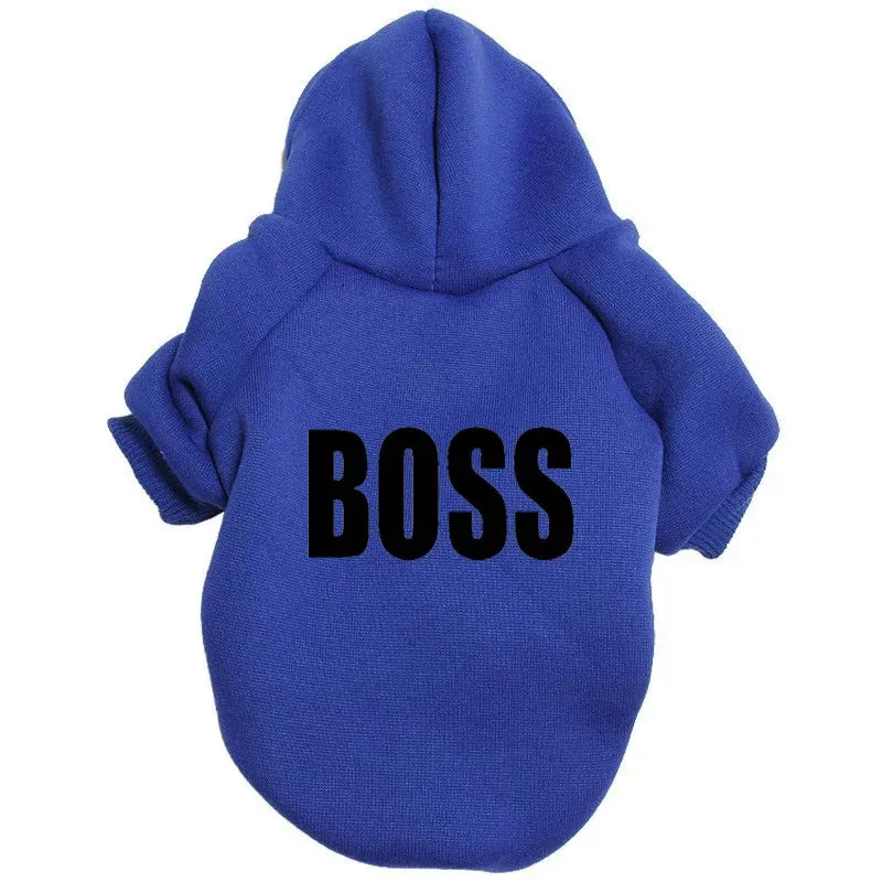 Trendy Pet Hoodie With Words For All Sizes Pets