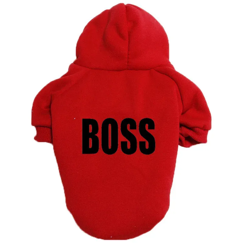 Trendy Pet Hoodie With Words For All Sizes Pets