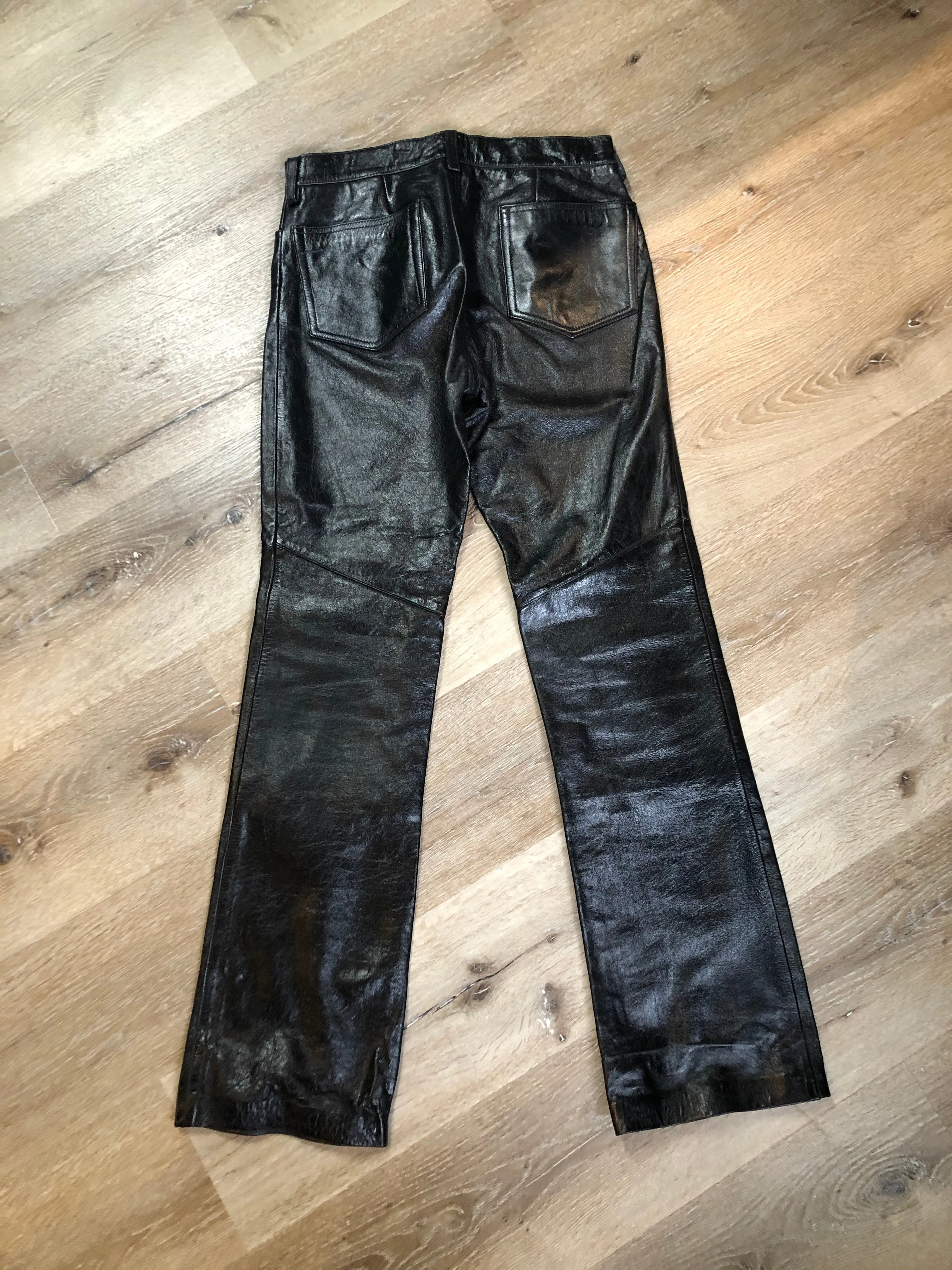 Vintage Gap Black Leather Pants, 30x32, SOLD