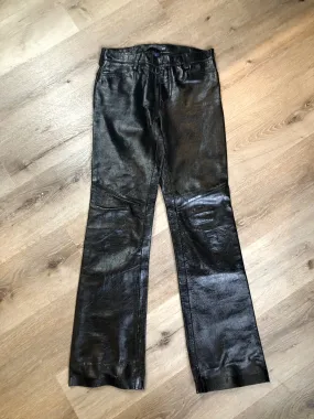 Vintage Gap Black Leather Pants, 30x32, SOLD