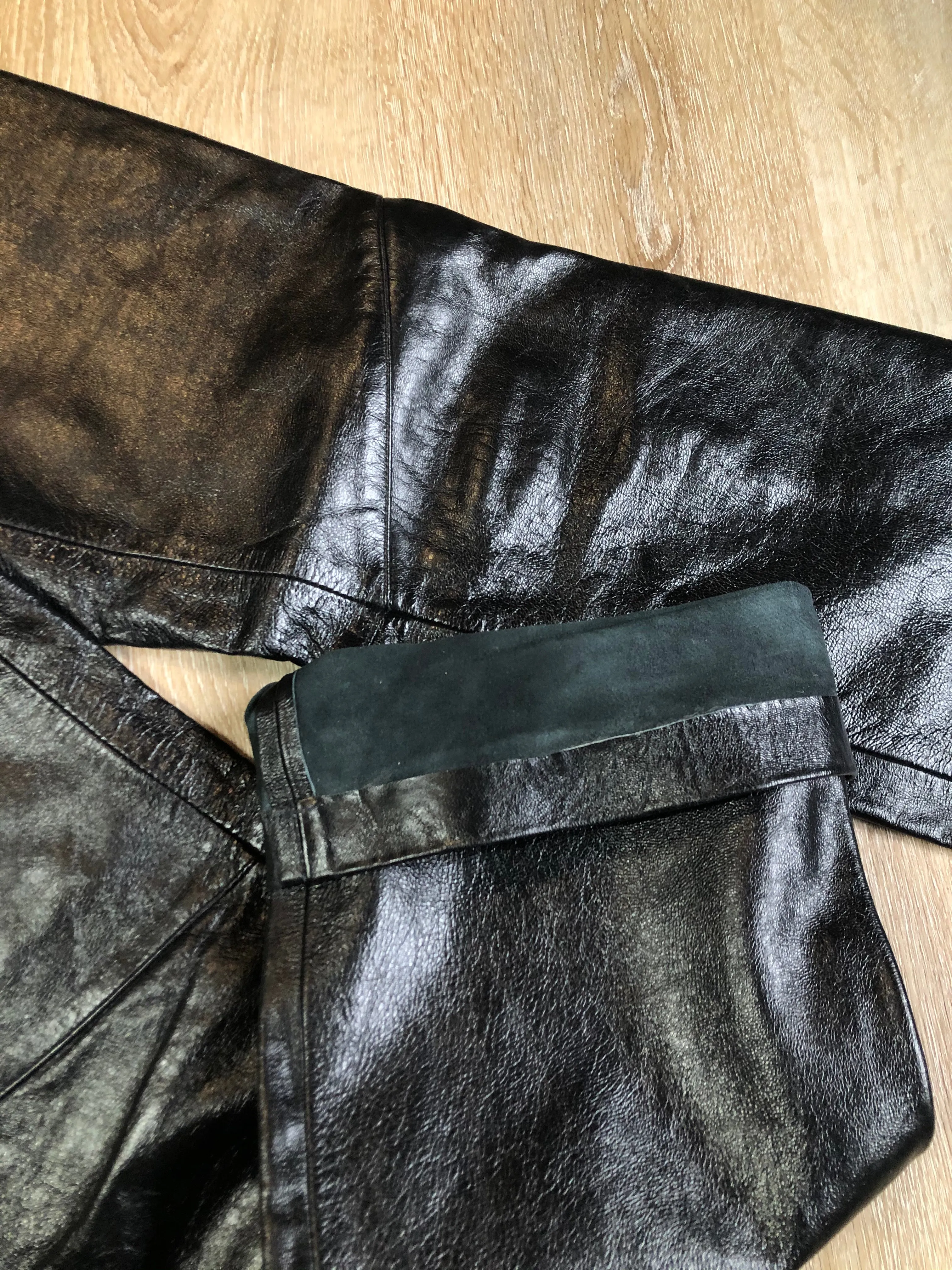 Vintage Gap Black Leather Pants, 30x32, SOLD